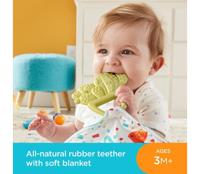 Fisher-Price knuffeldoek met bijtring Cactus 13 cm - thumbnail