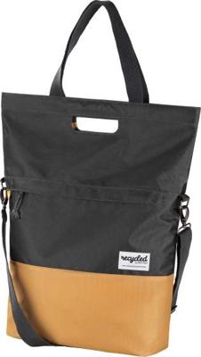 Urbanproof Urban proof 20l fietstas - grijs-geel - unisex - waterbestendig - gerecycled pet materiaal