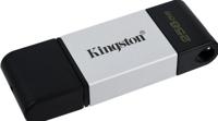 Kingston Technology DataTraveler 80 USB flash drive 256 GB USB Type-C 3.2 Gen 1 (3.1 Gen 1) Zwart, Zilver - thumbnail
