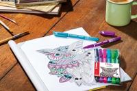 STABILO SENSOR, Fineliner, Medium 0.7 mm, Met Meeverende Schrijfpunt, doos 10 stuks, licht groen - thumbnail