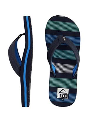 REEF Kids Ahi Slipper Kinderen Deep Sea Stripes 13