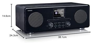 Lenco DAB+ FM-radio met CD MP3-speler Bluetooth Zwart - DAR-061BK