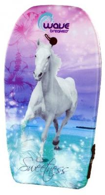 Wave Breakers Bodyboard met Paarden Print 83 cm