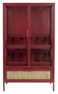 Dutchbone Wijnkast 'Mori' Sparrenhout, 130 x 60cm