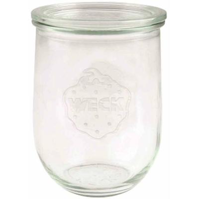 WECK 738 Tulpenvormig glas 4-delige doos 1,5 L zonder ringen en klemmen