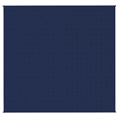 Verzwaringsdeken 220x240 cm 15 kg stof blauw