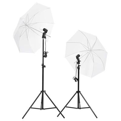 VidaXL Studioverlichtingsset met statieven en paraplu's VidaXL Studioverlichtingsset met statieven en paraplu's