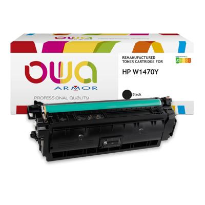 Tonercartridge owa hp w1470y zwart hc