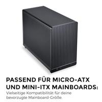 Lian Li DAN Cases A3 Micro-tower PC-behuizing Zwart - thumbnail