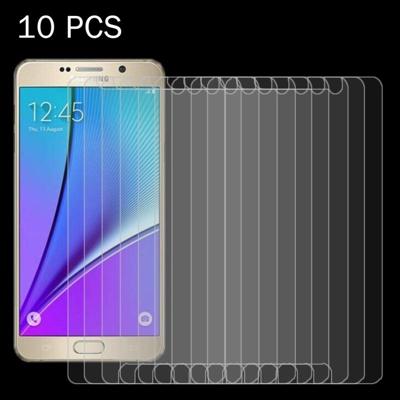 10 Stuks Samsung Galaxy Note 5 Gehard glazen schermprotector 0.26mm 9H ultra 2.5D hardheid