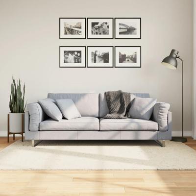 VidaXL Vloerkleed oviedo laagpolig 140x200 cm beige VidaXL Vloerkleed oviedo laagpolig 140x200 cm beige