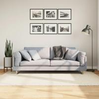 VidaXL Vloerkleed oviedo laagpolig 140x200 cm beige - thumbnail