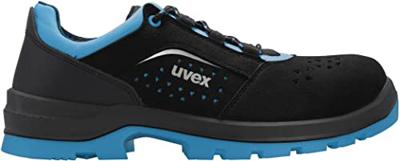uvex 2 xenova® 9554845 Veiligheidsschoenen ESD S1 Schoenmaat (EU): 45 Zwart, Blauw 1 paar