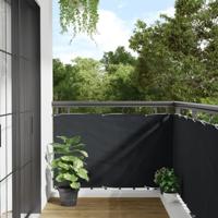 VidaXL Balkonscherm 90x400 cm oxford stof antraciet - thumbnail