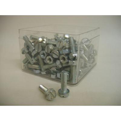 Bofix spatbordbout met moer m5x16 verzinkt (50st)