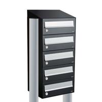 Allux Hive Set 1-Breed, 5-Hoog Met Dak Op Statief Zwart - 40030070_1x5ds - thumbnail