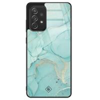 Samsung Galaxy A52 glazen hardcase - Touch of mint - thumbnail
