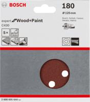Bosch Accessoires 5x Excenter Ø125mm C430 Expert for Wood+Paint 8/180 - 2608605644 - thumbnail