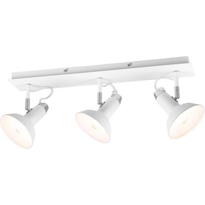 Moderne LED Plafondspot - 3 Verstelbare Lichtpunten - E14 - Mat Wit Aluminium