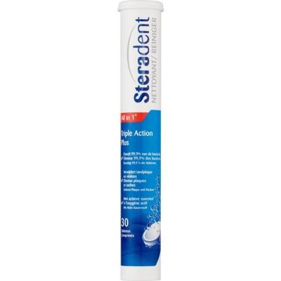 Steradent Triple Action Plus Bruistabletten 30st