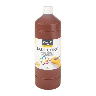 Plakkaatverf creall basic donkerbruin 1000ml