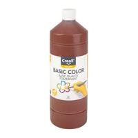 Plakkaatverf creall basic donkerbruin 1000ml - thumbnail