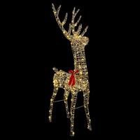 3D Rendier Warmwit 128 cm PET - thumbnail