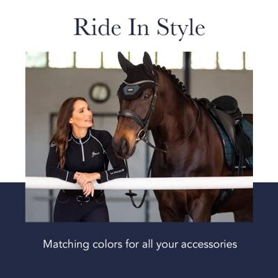 Le Mieux Ultra Mesh Beenbeschermers achter blauw maat:l Le Mieux Ultra Mesh Beenbeschermers achter blauw maat:l