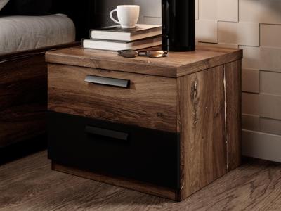 Nachtkastje SIGNAL 2 deuren flagstaff eik Nachtkastje SIGNAL 2 deuren flagstaff eik