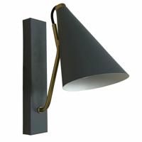 Bureaulamp DKD Home Decor Blauw Metaal Gouden (12 x 25 x 29 cm) - thumbnail