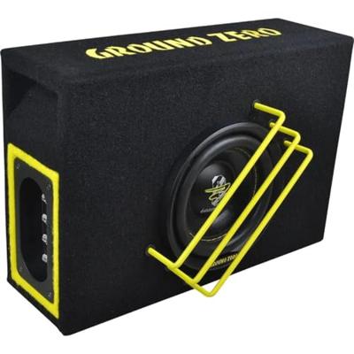GroundZero GZRB 16SPL 16,5 cm / 6,5 inch geventileerde SPL subwoofer geladen behuizing - 700 Watt SPL - 2x 2 Ohm impedantie