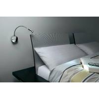 SLV Dio Flex Plate 146682 LED-wandlamp LED vast ingebouwd 1 W LED Chroom - thumbnail