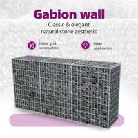 VidaXL Gabion mand 200x50x100 cm gegalvaniseerd staal - thumbnail
