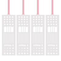 We R Makers • thermal cinch bookmarks stencils 4pieces - thumbnail