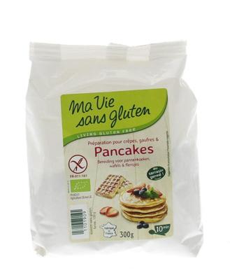 Ma Vie Sans Pannenkoeken wafels en flensjes mix glutenvrij bio 300 Gram