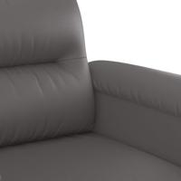 Fauteuil 60 cm kunstleer grijs - thumbnail