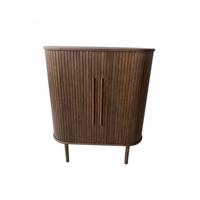 Giga Living - Kast Donker Eikenhout - 118x100x40cm - Meta - thumbnail