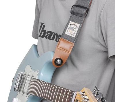Ibanez ISB4-BK strap blocks zwart (set van 4)