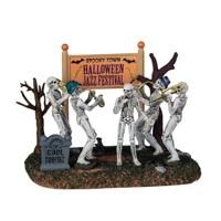 Lemax spooky town halloween jazz festival tafereel Spooky Town 2025 - thumbnail