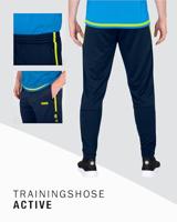 JAKO 8495 Trainingsbroek Active - Marine/Fluogeel - 3XL - thumbnail