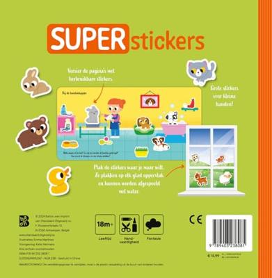 Standaard Uitgeverij Superstickers: babydieren