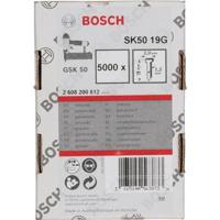 Nagel met verzonken kop SK50 19G, 1,2 mm, 19 mm, verzinkt 5000 stuk(s) Bosch Accessories 2608200512 Afm. (l x b) 19 mm x 1.2 mm - thumbnail