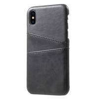Casecentive Leren Wallet back case iPhone X / XS zwart - thumbnail