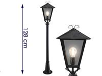 Vloerlamp Benu met zwart armatuur - thumbnail