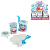 DIY magische sneeuw met schep 10 g | 12 stuks - thumbnail