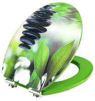 Cornat Wc-Bril Acrylaat Black Stone Sc Gr - KSDSC321 - thumbnail