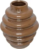 Countryfield vaas aardewerk ceciel 20x26cm goud - thumbnail