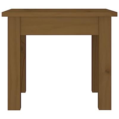 Salontafel 35x35x30 cm massief grenenhout honingbruin