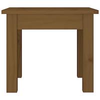 Salontafel 35x35x30 cm massief grenenhout honingbruin - thumbnail