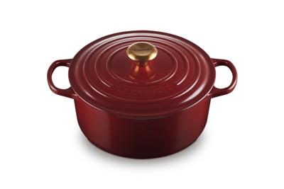 LE CREUSET - Signature - Braadpan rond 26cm 5,30l Garnet